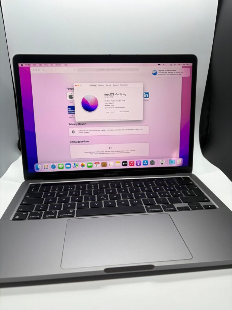 MacBook Pro 13″ 2020 cu procesor M1 (Model A2338)