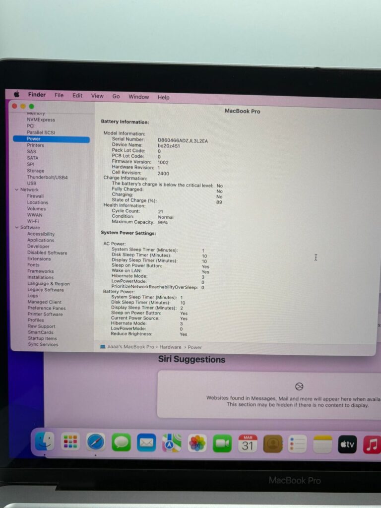 MacBook Pro 13″ 2020 cu procesor M1 (Model A2338) – Timișoara – poza 7 din 8