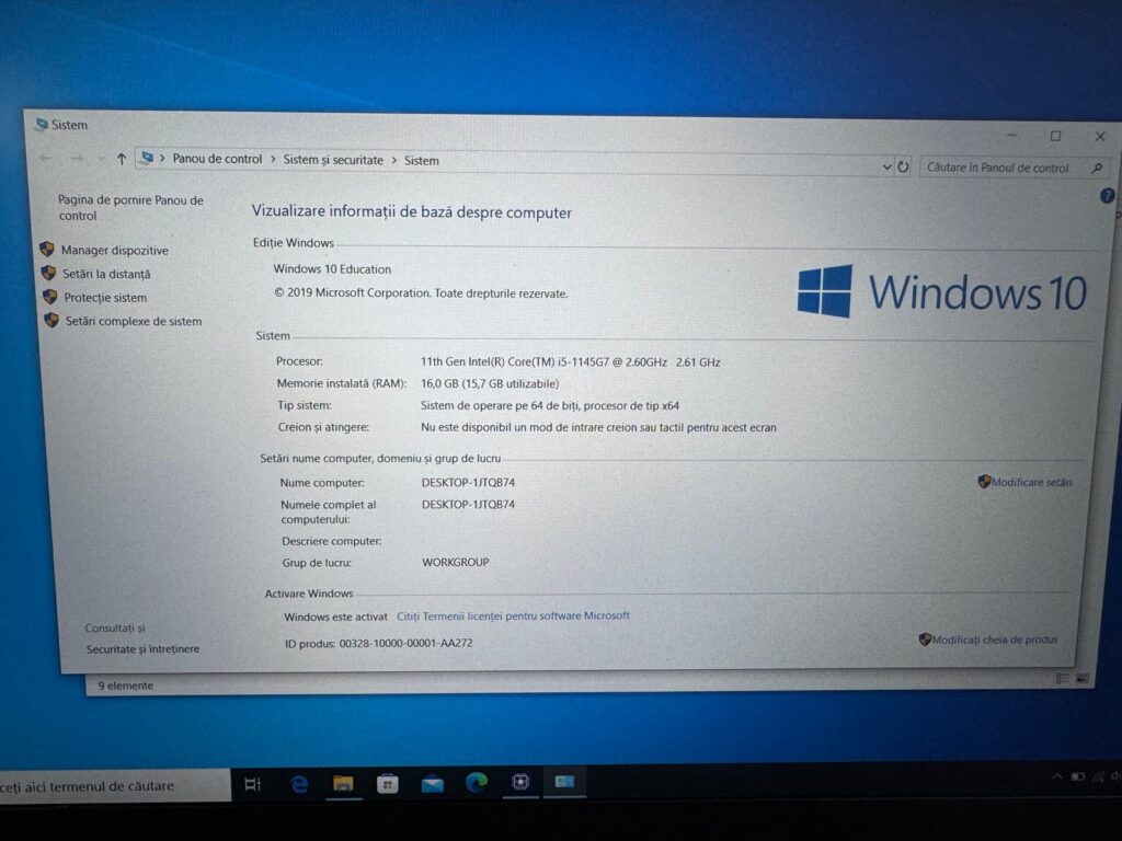 Lenovo ThinkPad T15 Gen 2, i5-1145G7 | 16 GB RAM | 256 GB SSD | 15.6″ – Timișoara – poza 8 din 8