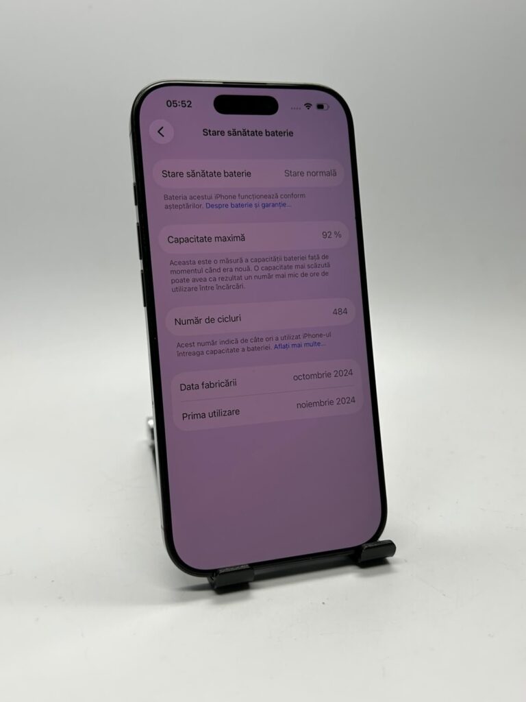 Apple iPhone 16 Pro, 128GB, 5G, Black Titanium – Timișoara – poza 8 din 8