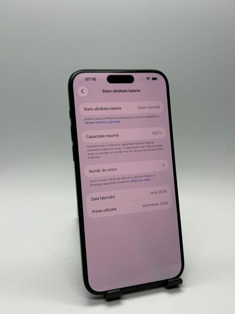 Apple iPhone 15 PRO MAX, 256Gb, 5G, Blue Titanium – Timișoara – poza 7 din 8