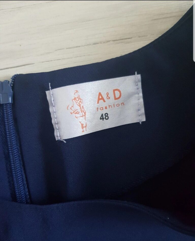 Rochie elegantă albastru marin A&D Fashion – Mărimea 48 – Bragadiru – poza 7 din 8