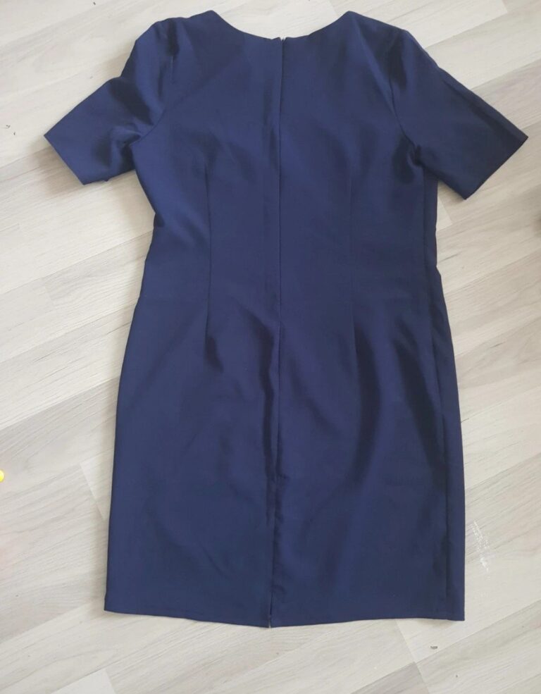Rochie elegantă albastru marin A&D Fashion – Mărimea 48 – Bragadiru – poza 8 din 8